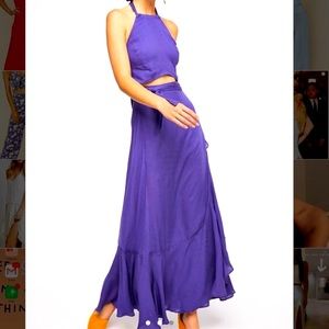 NWT! Free People Bring on the Heat Maxi Dress